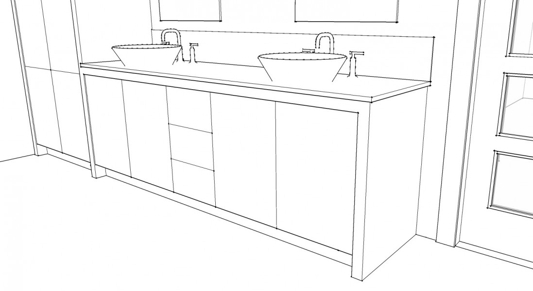 Line Art Bathroom : Bertch bath vanity sketch coloring page