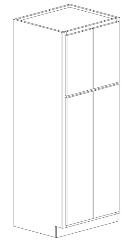 Bertch 24" Four Door Linen Cabinet