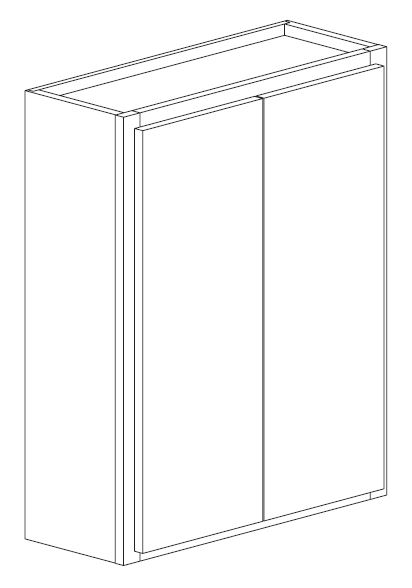 Bertch 24" 2 Door Wall Cabinet