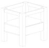 Bertch 30" Interlude Sink Table with Drawer (SKU: F-FSTD30)